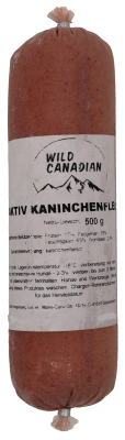 Wild Canadian Aktiv Kaninchenfleisch, 500-g-Block